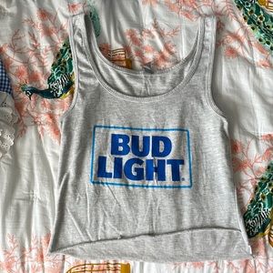 Cropped Bud Light Tank
